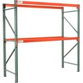 Global Industrial Teardrop Pallet Rack Starter, 96W X 48D X 96H B2282539N